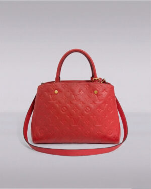 Bolso Louis Vuitton Montaigne Monogram Red Empreinte