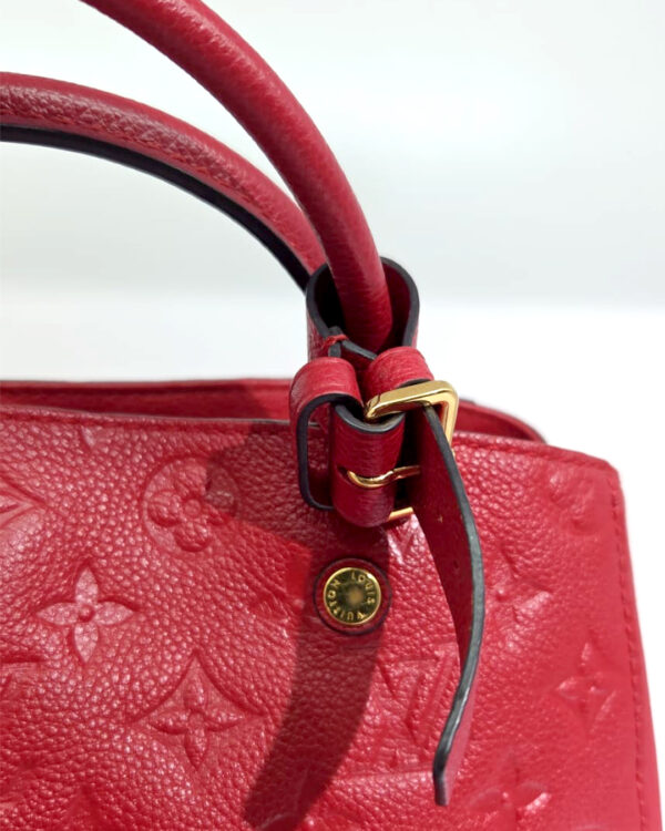 Bolso Louis Vuitton Montaigne Monogram Red Empreinte