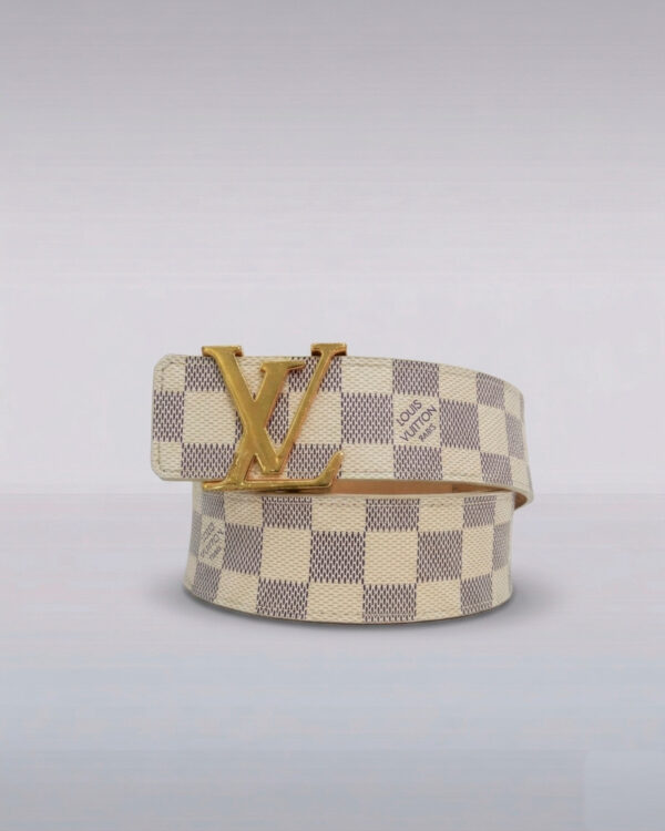 Cinturón Louis Vuitton LV Initiales Damier Azur Cinturón Louis Vuitton LV Initiales Damier Azur