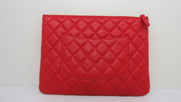 IMG_9018 Chanel Matelasse Quilted Coco Mark Clutch