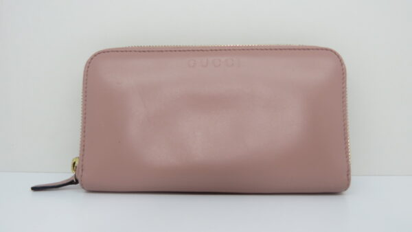 IMG_9128 - GUCCI CARTERA ROSADA Cartera Gucci Rosa Round Zipper Long Wallet