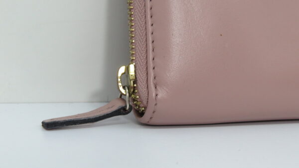 IMG_9129 Cartera Gucci Rosa Round Zipper Long Wallet