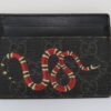 IMG_9168 Card Case Gucci Supreme Black Kingsnake Print