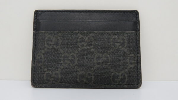 IMG_9169 Card Case Gucci Supreme Black Kingsnake Print