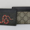 IMG_9170 Card Case Gucci Supreme Black Kingsnake Print