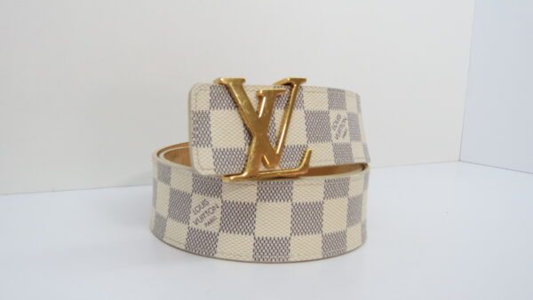 IMG_9404 Cinturón Louis Vuitton LV Initiales Damier Azur