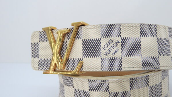 IMG_9407 Cinturón Louis Vuitton LV Initiales Damier Azur
