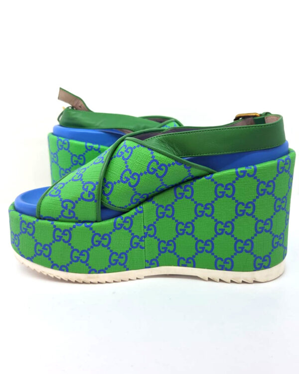Sandalias Gucci_04 Sandalias Gucci GG Supreme Monogram | Talla 38