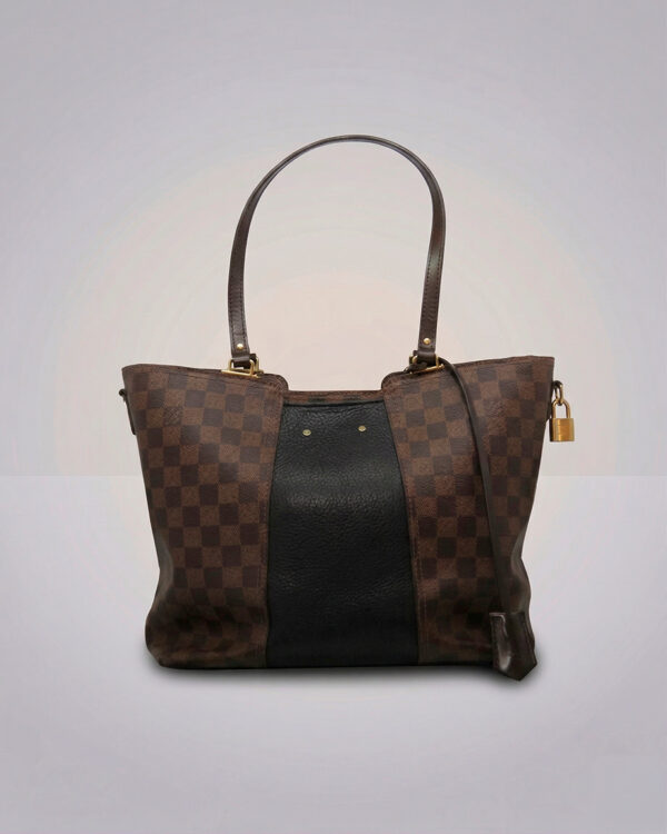 Bolso Louis Vuitton Jersey Tote in Damier Ebene Taurillon