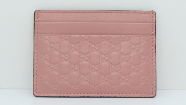 IMG_9158 Card Holder Gucci Pink Micro Guccissima