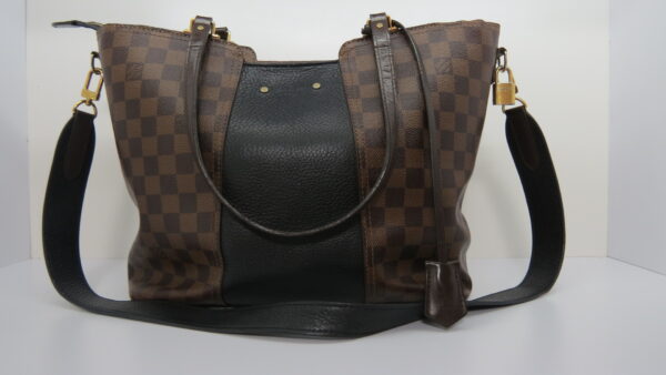 Bolso Louis Vuitton Jersey Tote in Damier Ebene Taurillon
