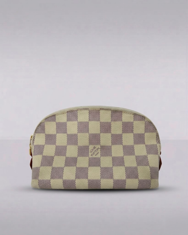 Cosmetic Pouch Louis Vuitton Damier Azur